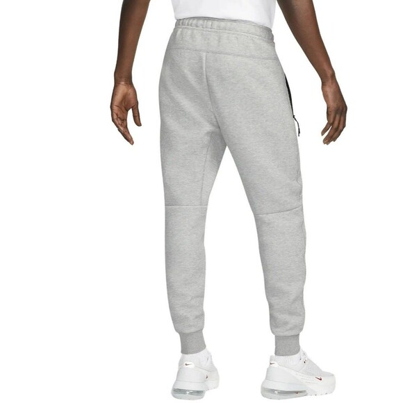 Nike Men’s LARGE Tech Fleece Pants Joggers Grey Heather Sweatpants 582835-063 - Picture 4 of 15